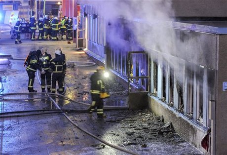 Swidish mosque arson attack