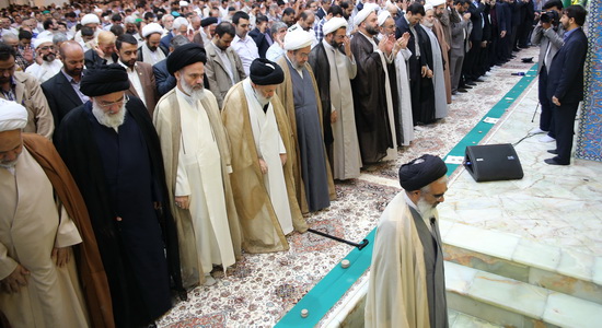 Hujjat al-Islam Saidi leads Eid al-Fitr prayers in Qom