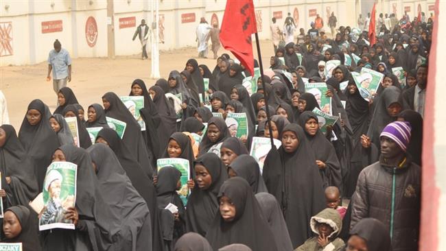 Nigerian Muslims rally in Kano to demand the release of top Shi’a cleric Sheikh Ibrahim al-Zakzaky, Dec. 21, 2015