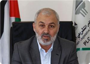  محمد فرج الغول، دبیر فراکسیون تغییر و اصلاح وابسته به جنبش مقاومت اسلامی حماس در مجلس قانونگذاری فلسطین 