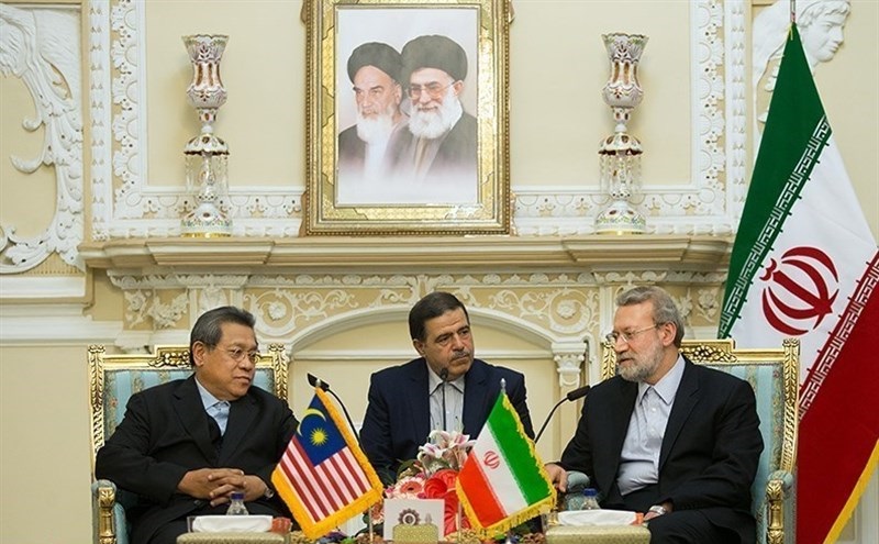 Ali Larijani and Tan Sri Pandikar Amin Mulia