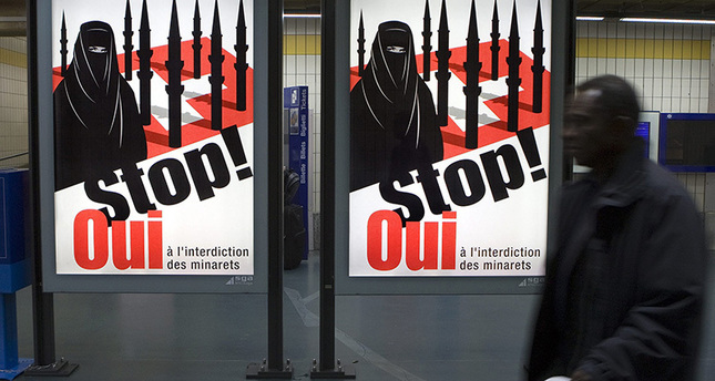 A poster of the right-wing Swiss People