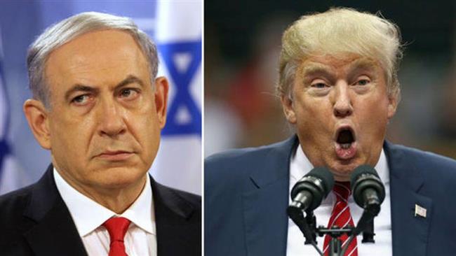 US President Donald Trump (left) and Israeli Prime Minister Benjamin Netanyahu 