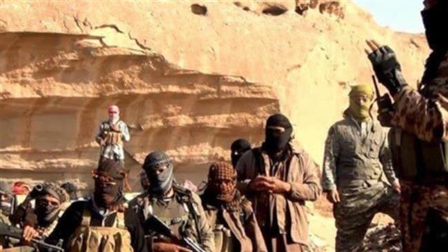 Takfiri Daesh terrorists in an undisclosed location in Iraq