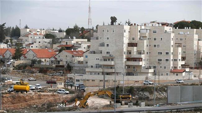 A view of Israeli settlement Beit El in the West Bank city of Ramallah, on January 25, 2017 (Photo by AFP).
