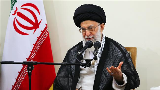 Leader of the Islamic Revolution Ayatollah Seyyed Ali Khamenei meets with Iran’s Judiciary officials in Tehran, July 3, 2017

