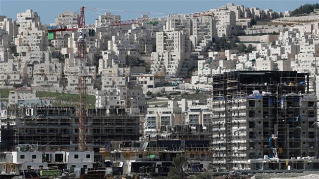 A general view shows buildings under construction in the illegal Israeli settlement of Har Homa in the occupied East Jerusalem al-Quds on March 7, 2016. (Photos by AFP)