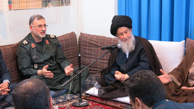 Ayatollah Alavi-Gorgani and General Yaqoub Soleymani