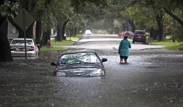 Harvey storm in Texas US