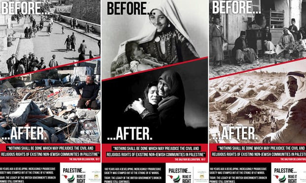 Palestine and Palestinians before and after occupation by Zionists