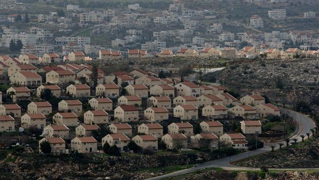 This file picture shows a view of houses in Ofra settlement between Jerusalem al-Quds and the occupied northern West Bank city of Nablus. (Photo by Reuters)
