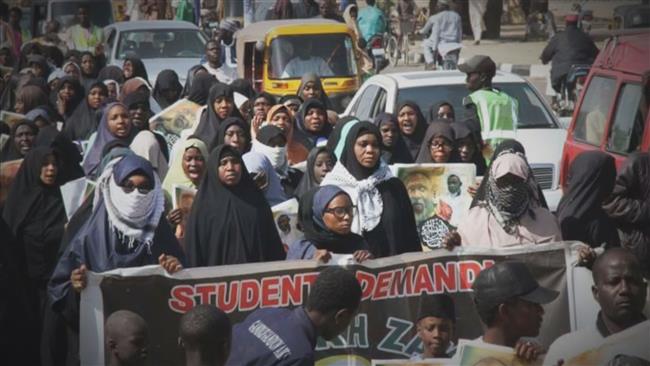 rotesters demanding release of prominent Sheikh Zakzaki Nigerian Shia cleric