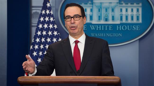 US Secretary of Treasury Steven Mnuchin speaks during the daily press briefing at the White House in Washington, DC, January 11, 2018. (Photo by AFP)
