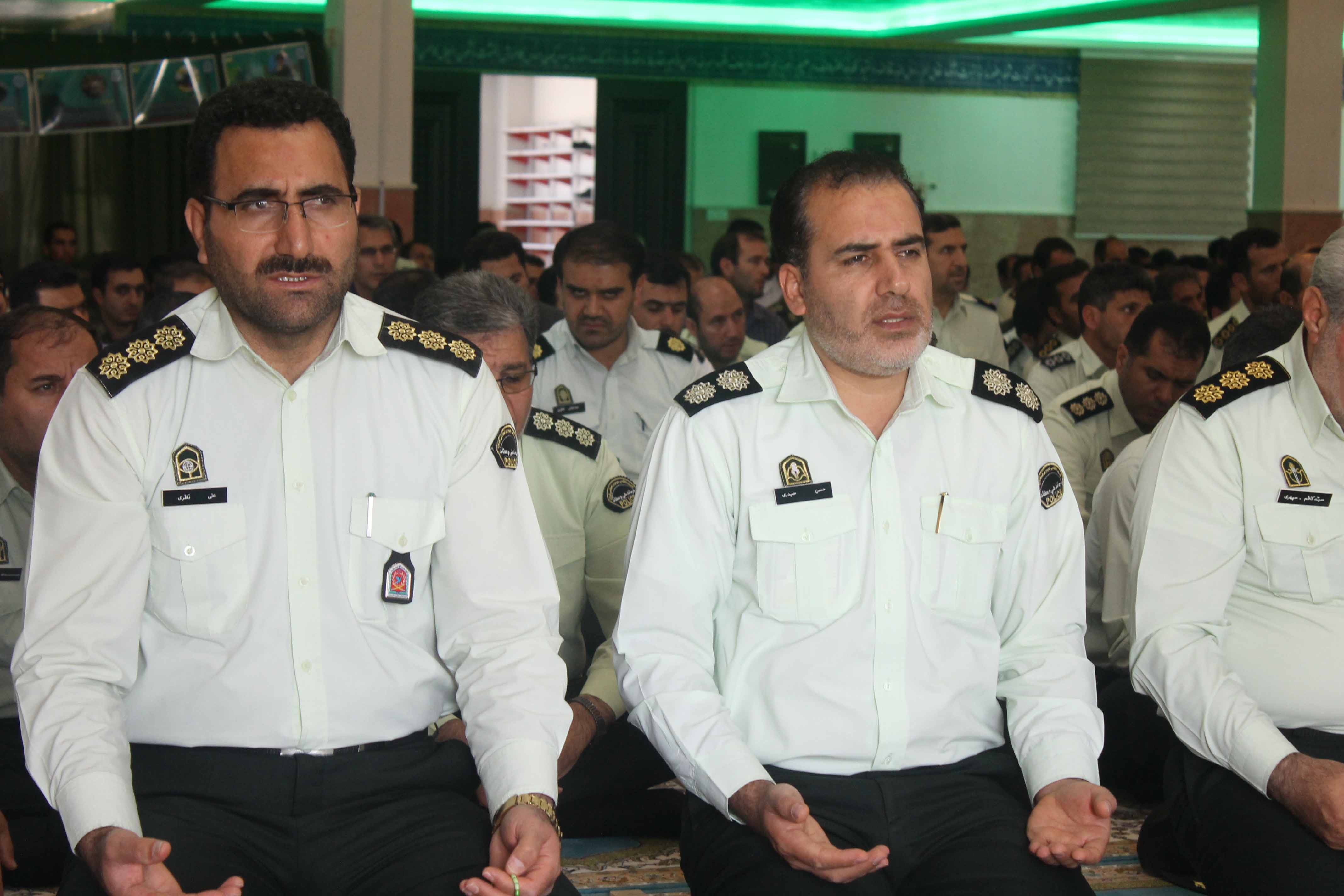 حضور آیت الله طه محمدی در فرماندهی نیروی انتظامی همدان