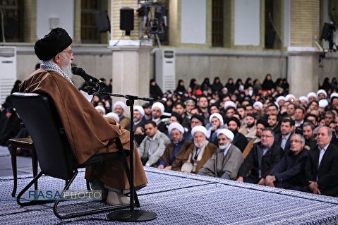 People of Eastern Azerbaijan Province meet Ayatollah Khamenei, the Supreme leader of Iran