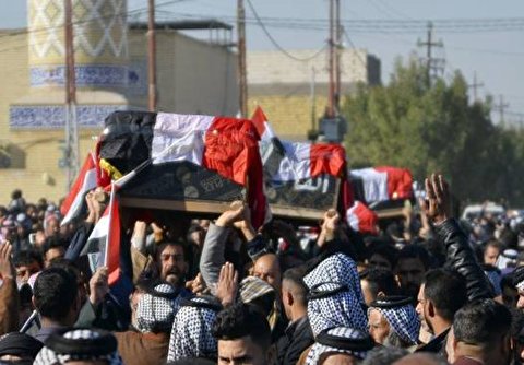 Iraqis Mourn Seven Abducted, Killed by ISIL Near Holy City of Najaf