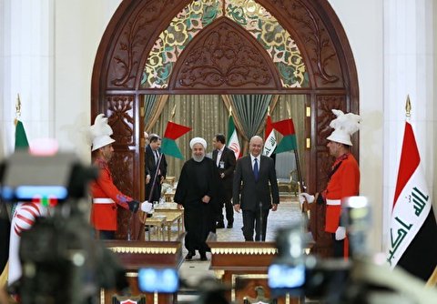 Rouhani Meeting with Iraqi President