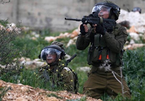 Israeli Soldiers Clash with Palestinian Protesters, Near West Bank City of Nablus