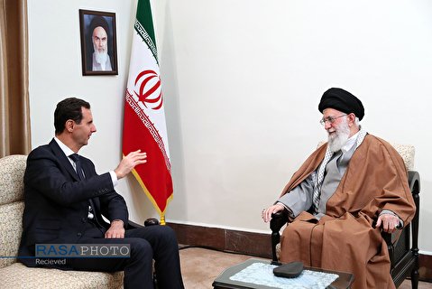 Ayatollah Khamenei the Supreme Leader of Islamic Republic of Iran, Met with Bashar al-Assad, Syrian President