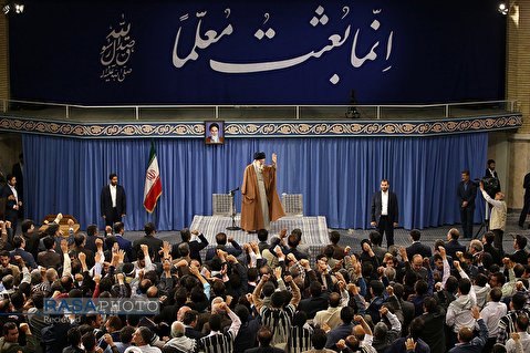 Teachers from across the nation met with Ayatollah Khamenei