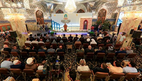The ninth cultural conference on Imam Hussain's Emissary was held in Kufa (Photos)