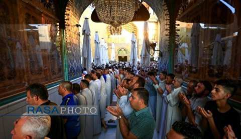 Najaf, Iraq: Eid al adha prayer in Imam Ali (A.S) holy Shrine (Photos)