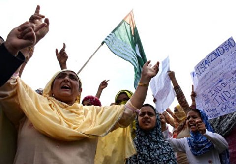 Kashmir Crisis: Demonstrations in Srinagar