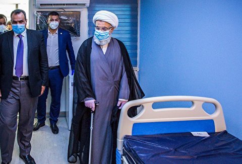 Ayatollah al-Sistani’s representative praises the efforts of the medical staff