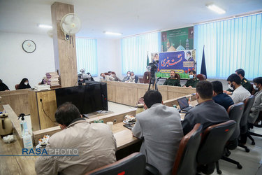 نشست خبری رئیس ستاد گرامیداشت هفته بسیج استان قم