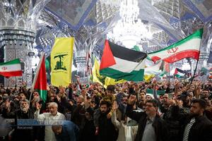 تجمع مردم مشهد در حمایت از حمله موشکی علیه رژیم صهیونیستی