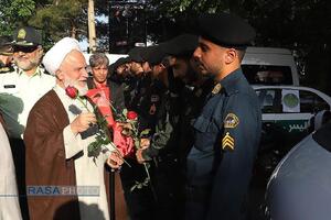 مراسم تجلیل از مجریان طرح نور حجاب و عفاف با حضور آیت الله محمدی عراقی