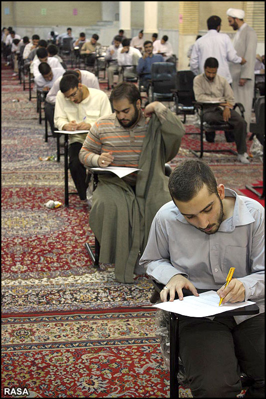 برگزاري امتحانات پايان سال در حوزه علميه مجتهدي تهران