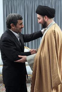 ديدار احمدي نژاد و عمار حکيم