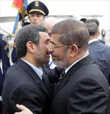 ديدار احمدي نژاد و محمد مرسي