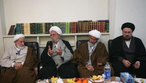 Islamic Scholars visiting Sayed Hassan Khomeini