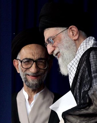 Sayed Mousavi Lari and Ayatollah Khamenei