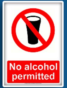 Alcohol ban