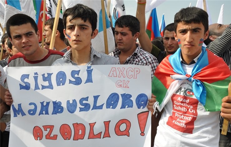 Protest in Azerbaijan