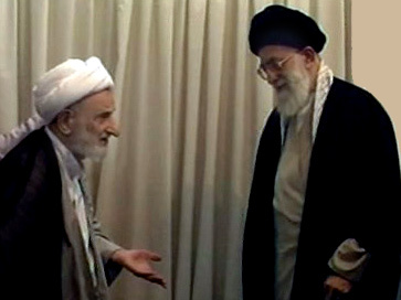 Ayatollah Bahjat and Imam Khamenei