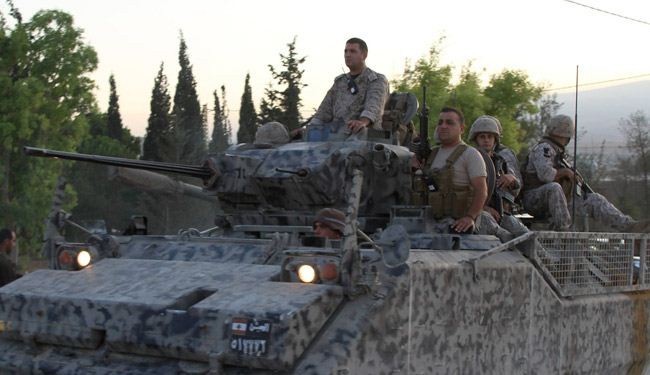عمليات ارتش لبنان در منطقه مرزي عرسال
