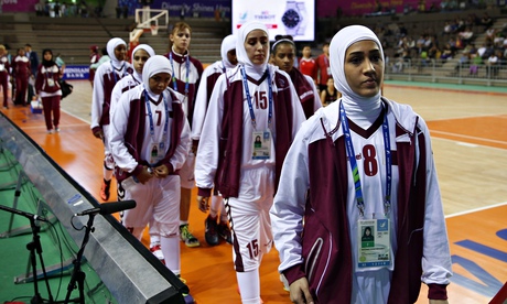 Qatari Woman wearing Hijab