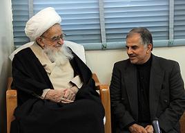 Ayatollah Safi and Dr Moayad