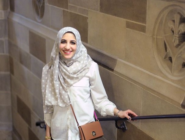 American girl wearing Hijab
