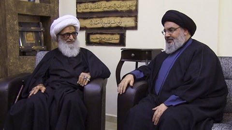 Sayyed Hasan Nasrallah and Ayatollah Najafi