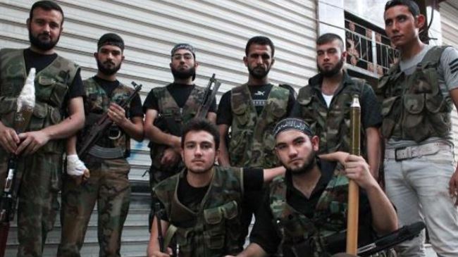 Takfiri militants in Aleppo