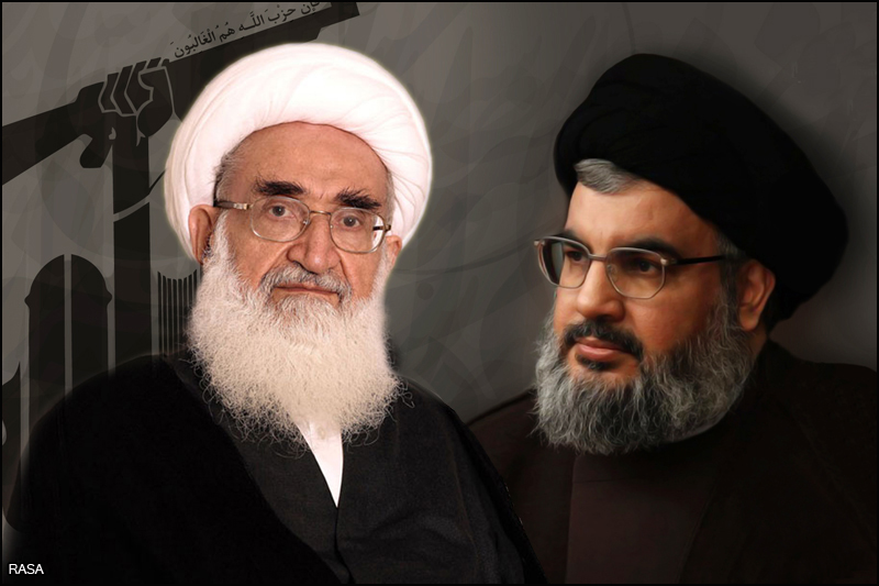 Ayatollah Nouri Hamadani + Sayyed Hasan Nasrollah