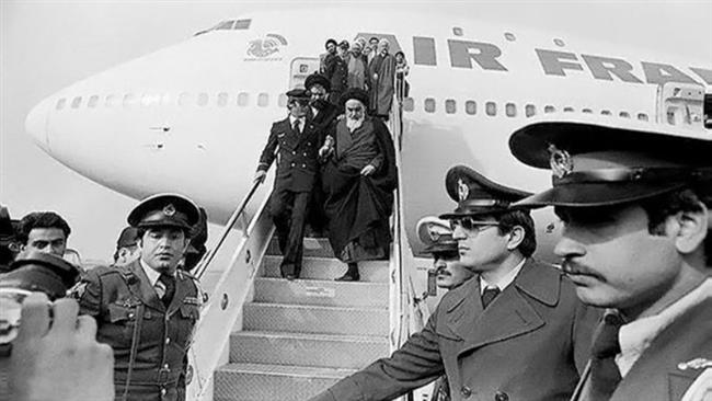 Imam Khomeini returns from exile