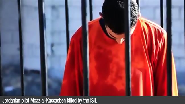 Jordanian pilot burned alive