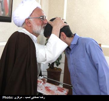آيتالله دري نجفآبادي در مراسم جشن تکليف دانش آموزان پايه دوم راهنمايي مدرسه پيش حوزوي المهدي (عج) اراک