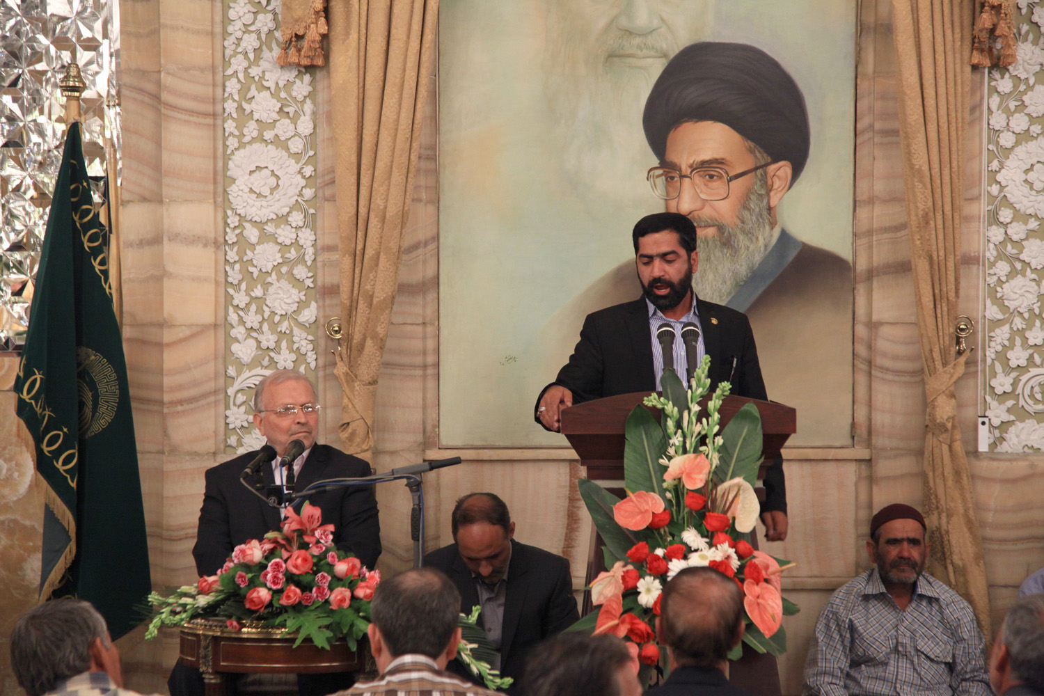 جشن مبلاد امام علي در تالار اماکن متبرکه رضوي